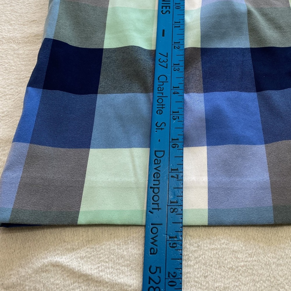 IZOD Golf Skort Womens Size 16 Blue Plaid Preppy Pull On Athletic Skirt Shorts - Picture 8 of 9